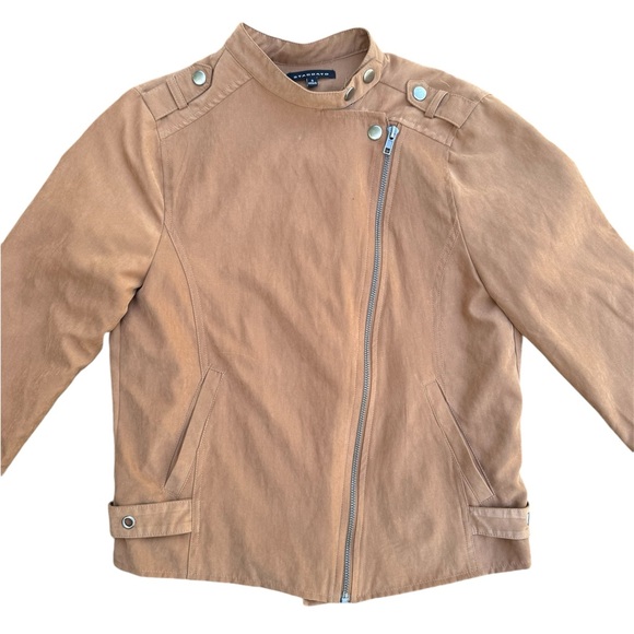 Like New Women's Small Staccato Faux Suede Tan Jacket - Picture 2 of 6